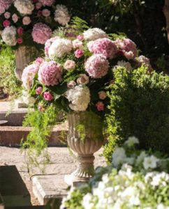 A flowery wedding in Saint-Jean-Cap-Ferrat