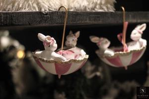 Little rabbits to decorate your Christmas tables