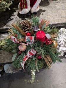 Promotion sur certains sapins et couronnes de Noël