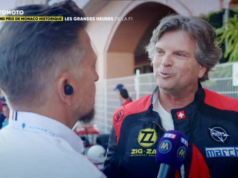 Interview de Nicolas matile-Narmino sur TF1 à l'occasion du Grand Prix Historique de Monaco 2024.